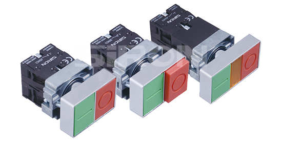 Φ22 双位按钮/指示灯 H070-12 Φ22 双位按钮/指示灯 H070-12